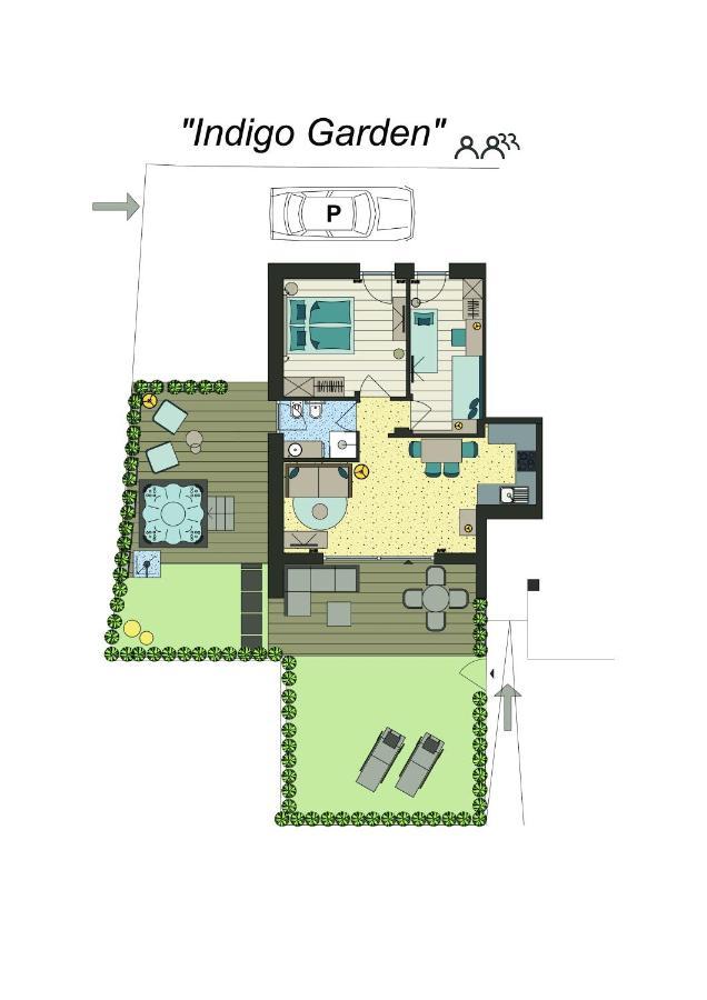 Indigo Eco Apartments Bardolino Bagian luar foto